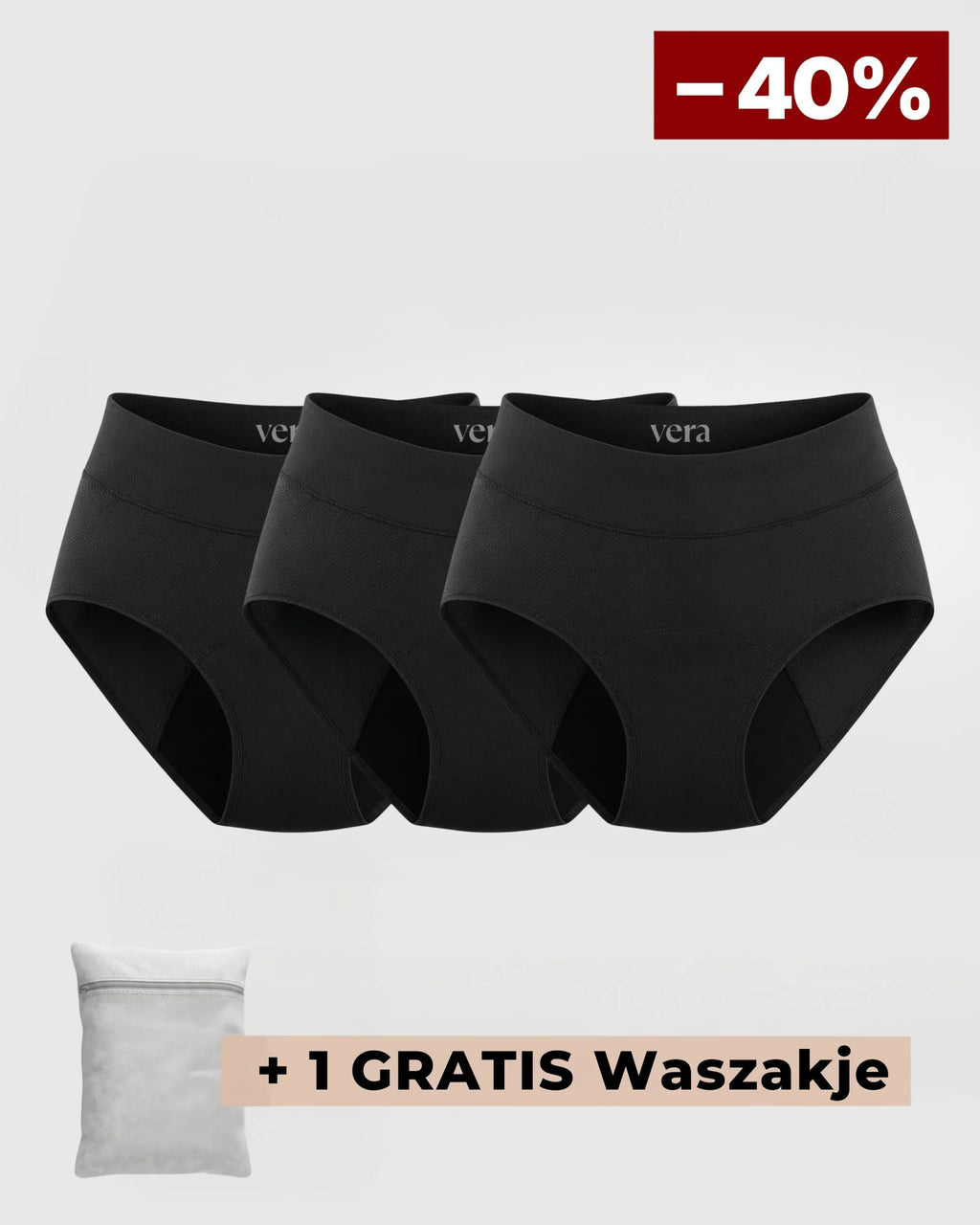 VERA© Lekvrij Ondergoed (3-Pack)