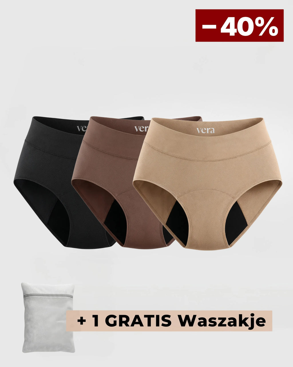 VERA© Lekvrij Ondergoed (3-Pack)