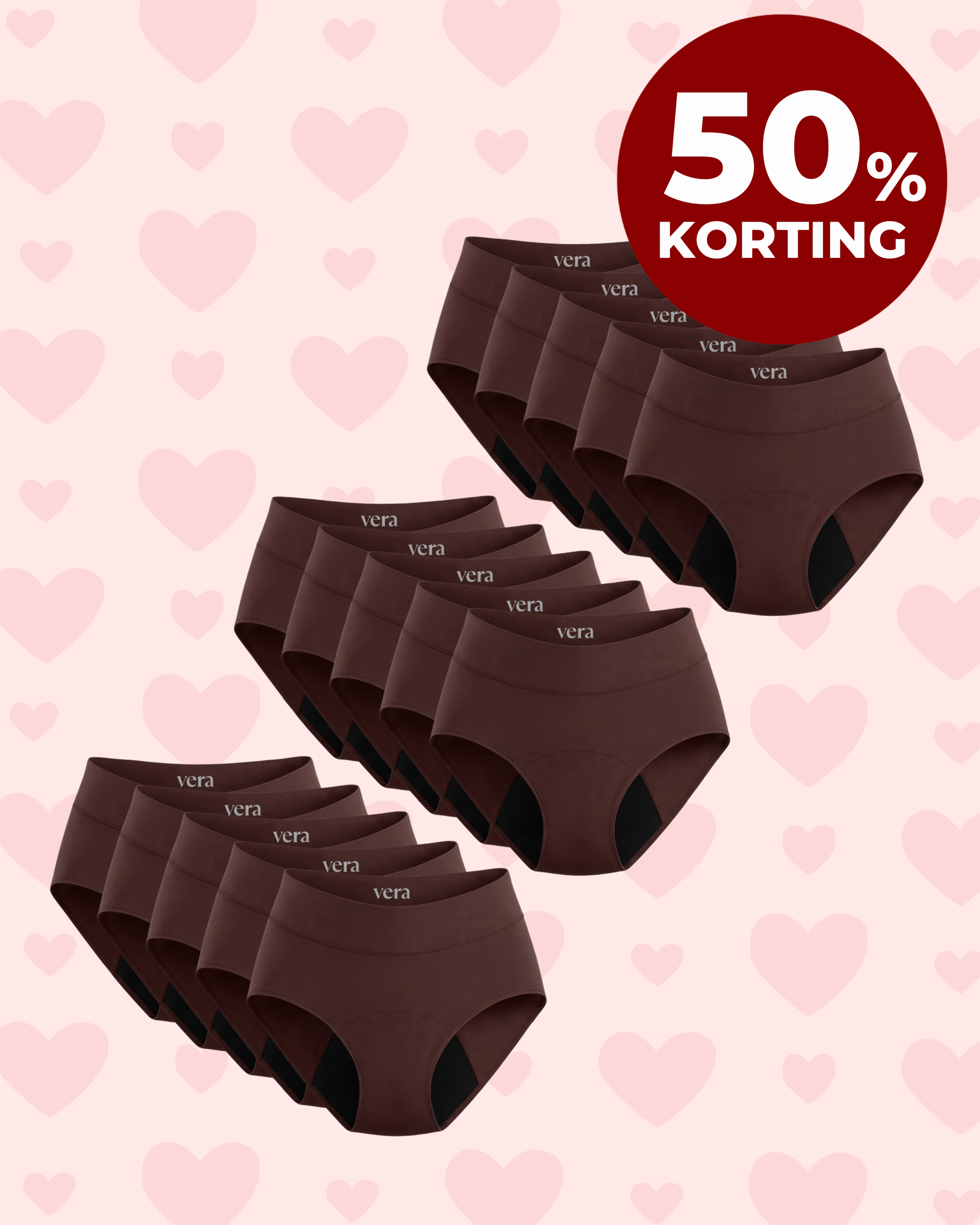 VERA© Lekvrij Ondergoed (5-Pack)