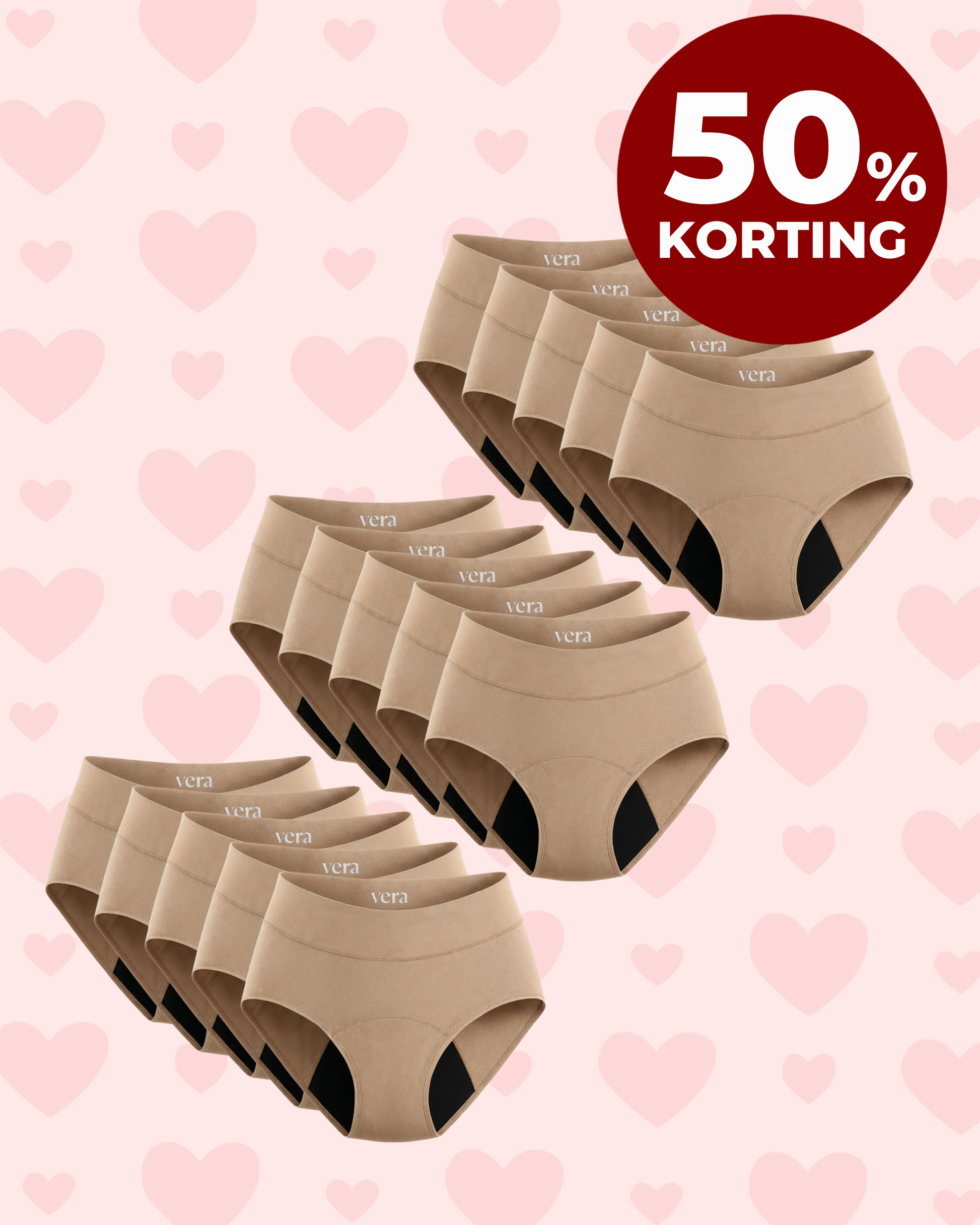 VERA© Lekvrij Ondergoed (5-Pack)