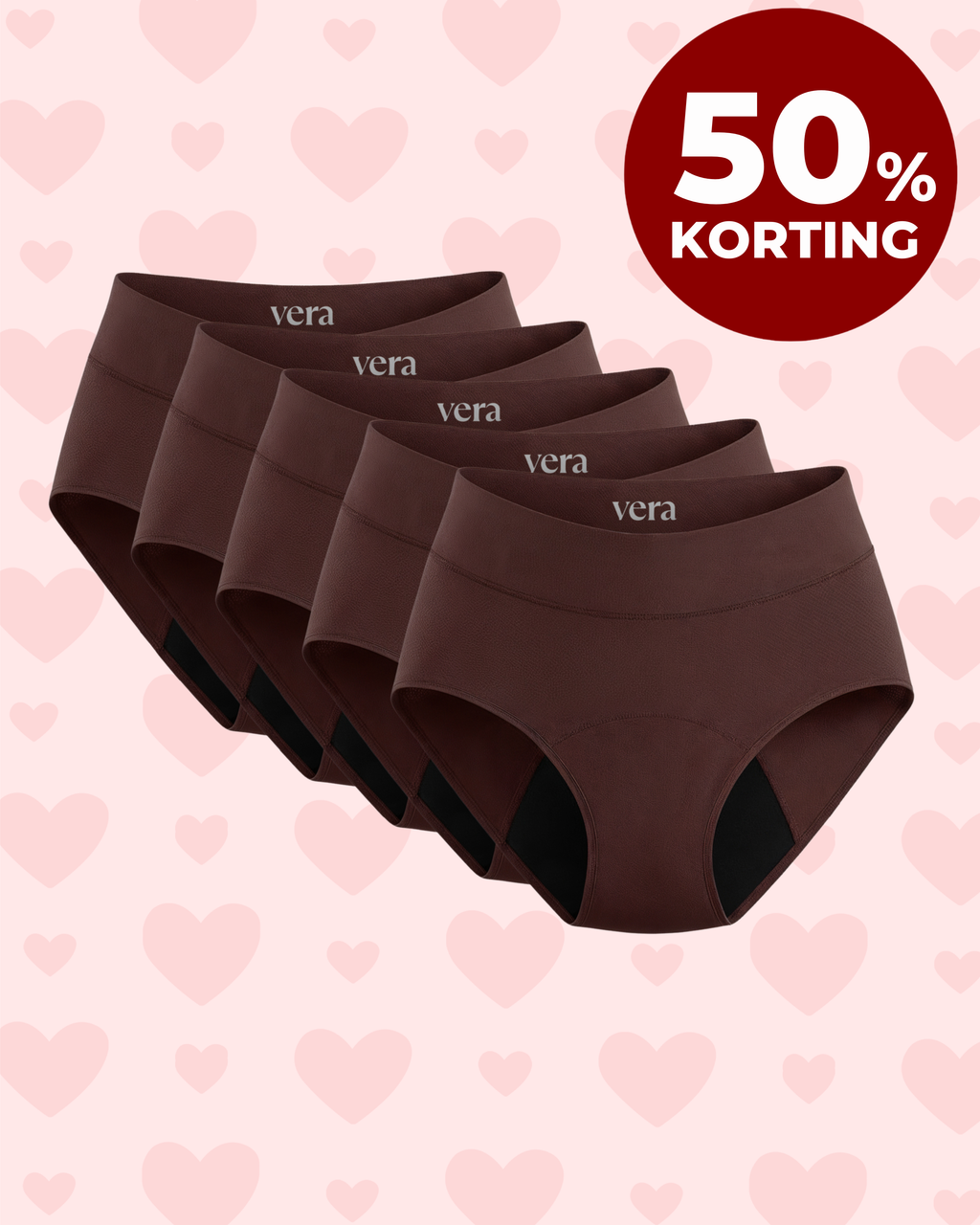 VERA© Lekvrij Ondergoed (5-Pack)