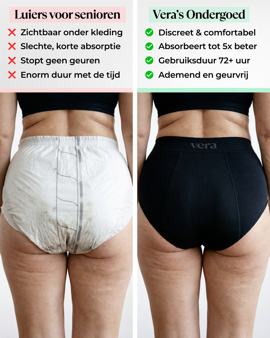 VERA© Lekvrij Ondergoed (10-Pack)